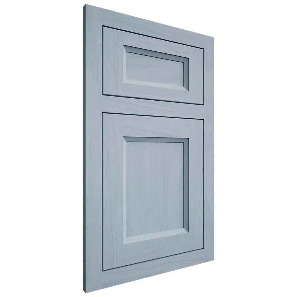 Shiloh Cabinetry Flush Inset Greensboro Poplar Plain Cut Sky Door