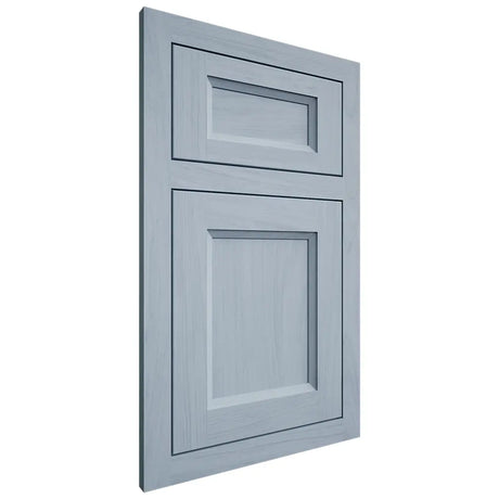 Shiloh Cabinetry Flush Inset Greensboro Poplar Plain Cut Sky Door