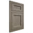 Shiloh Cabinetry Flush Inset Greensboro Poplar Plain Cut Sterling Door