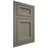Shiloh Cabinetry Flush Inset Greensboro Poplar Plain Cut Thyme Door