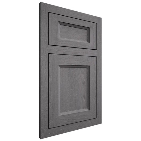 Shiloh Cabinetry Flush Inset Greensboro Red Oak Plain Cut Cadet Door