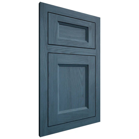 Shiloh Cabinetry Flush Inset Greensboro Red Oak Plain Cut Hudson Door