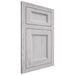 Shiloh Cabinetry Flush Inset Greensboro Walnut Plain Cut Stratus Door