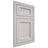 Shiloh Cabinetry Flush Inset Greensboro White Oak Plain Cut Cotton Door