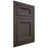 Shiloh Cabinetry Flush Inset Greensboro White Oak Plain Cut Creekside Door