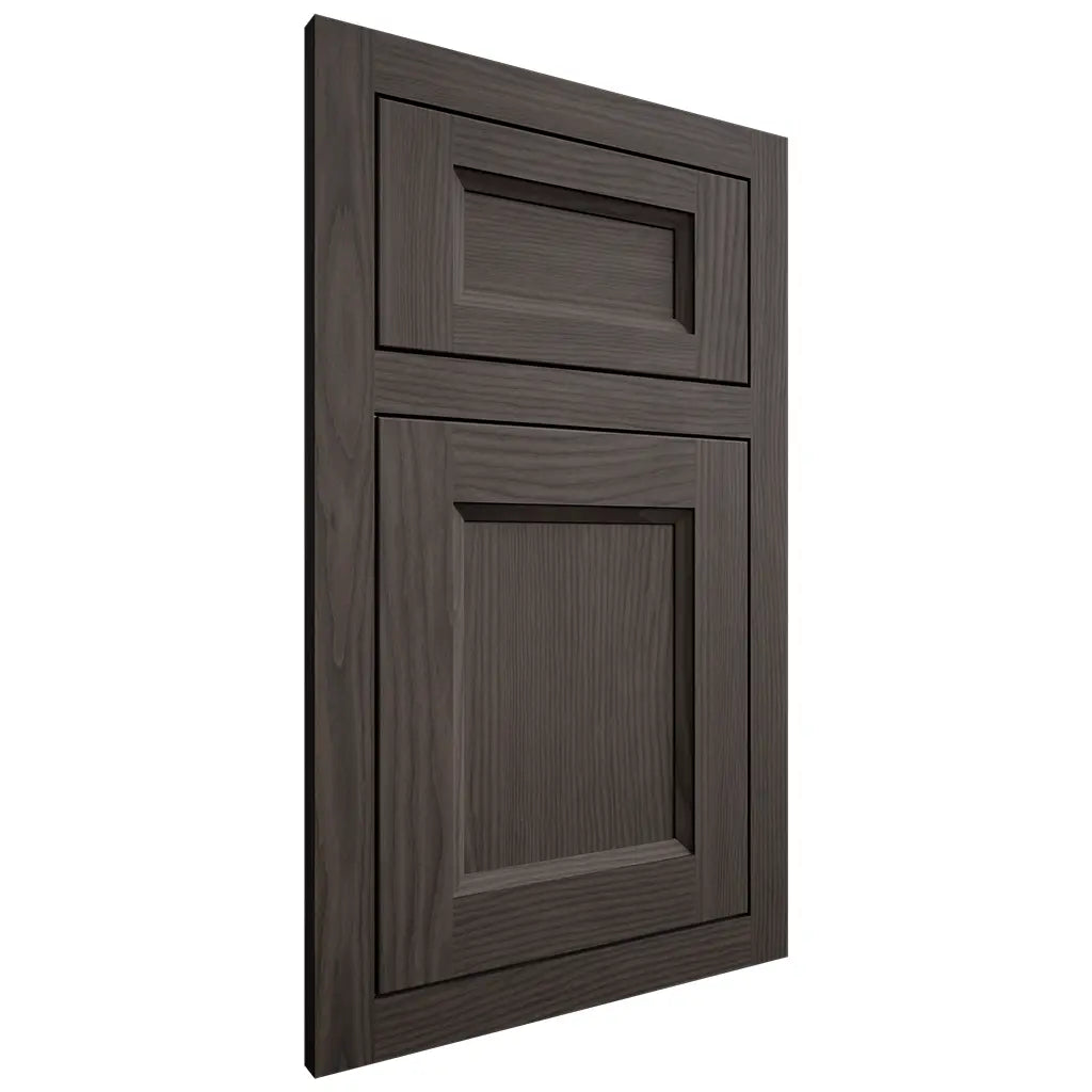 Shiloh Cabinetry Flush Inset Greensboro White Oak Plain Cut Creekside Door