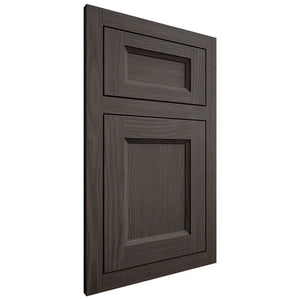 Shiloh Cabinetry Flush Inset Greensboro White Oak Plain Cut Creekside Door