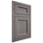 Shiloh Cabinetry Flush Inset Greensboro White Oak Plain Cut Flagstone Door