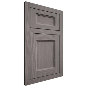 Shiloh Cabinetry Flush Inset Greensboro White Oak Plain Cut Flagstone Door