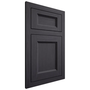 Shiloh Cabinetry Flush Inset Greensboro White Oak Plain Cut Harbor Door