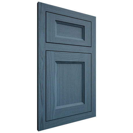 Shiloh Cabinetry Flush Inset Greensboro White Oak Plain Cut Hudson Door