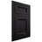 Shiloh Cabinetry Flush Inset Greensboro White Oak Plain Cut Ink Door