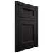 Shiloh Cabinetry Flush Inset Greensboro White Oak Plain Cut Ink Door