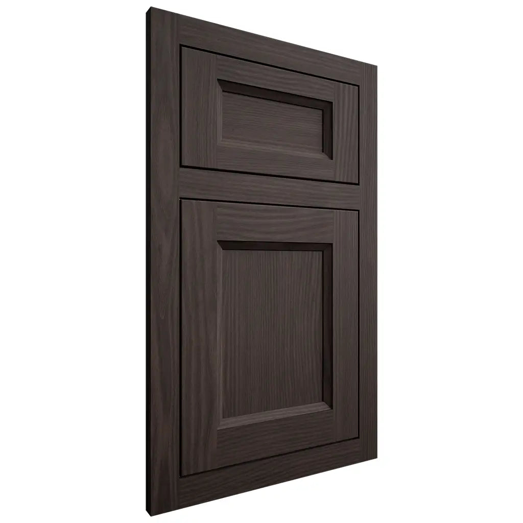 Shiloh Cabinetry Flush Inset Greensboro White Oak Plain Cut Morel Door