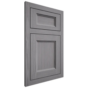 Shiloh Cabinetry Flush Inset Greensboro White Oak Plain Cut Sterling Door