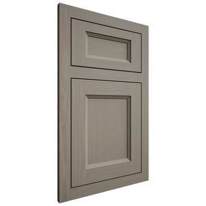 Shiloh Cabinetry Flush Inset Greensboro White Oak Plain Cut Thyme Door