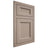 Shiloh Cabinetry Flush Inset Greensboro White Oak Plain Cut Whitewash Door