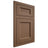 Shiloh Cabinetry Flush Inset Greensboro White Oak Quarter Sawn Autumn Door