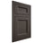 Shiloh Cabinetry Flush Inset Greensboro White Oak Quarter Sawn Creekside Door
