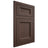 Shiloh Cabinetry Flush Inset Greensboro White Oak Quarter Sawn Dusk Door