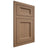 Shiloh Cabinetry Flush Inset Greensboro White Oak Quarter Sawn Medium Door