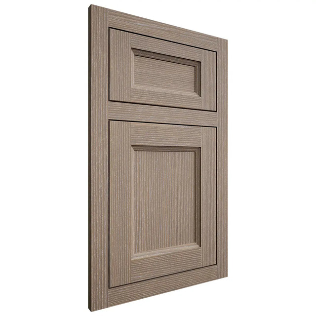 Shiloh Cabinetry Flush Inset Greensboro White Oak Rift Cut Almond Door