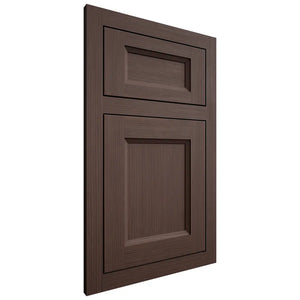 Shiloh Cabinetry Flush Inset Greensboro White Oak Rift Cut Dusk Door