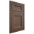 Shiloh Cabinetry Flush Inset Greensboro White Oak Rift Cut Mineral Door