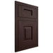 Shiloh Cabinetry Flush Inset Hamlin Alder Plain Cut Bistre Door