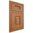Shiloh Cabinetry Flush Inset Hamlin Alder Plain Cut Caramel Door