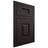 Shiloh Cabinetry Flush Inset Hamlin Alder Plain Cut Espresso Door