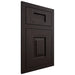 Shiloh Cabinetry Flush Inset Hamlin Alder Plain Cut Espresso Door