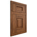 Shiloh Cabinetry Flush Inset Hamlin Hickory Plain Cut Burnt Sugar Door