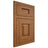 Shiloh Cabinetry Flush Inset Hamlin Hickory Plain Cut Chestnut Door