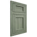 Shiloh Cabinetry Flush Inset Hamlin Hickory Plain Cut Moss Door