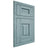 Shiloh Cabinetry Flush Inset Hamlin Hickory Plain Cut Sky Door
