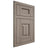 Shiloh Cabinetry Flush Inset Hamlin Hickory Plain Cut Sterling Door