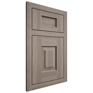 Shiloh Cabinetry Flush Inset Hamlin Hickory Plain Cut Sterling Door
