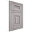 Shiloh Cabinetry Flush Inset Hamlin Hickory Plain Cut Stratus Door