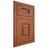 Shiloh Cabinetry Flush Inset Hamlin Maple Plain Cut Spice Door