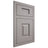 Shiloh Cabinetry Flush Inset Hamlin Paintable Dovetail Gray Door