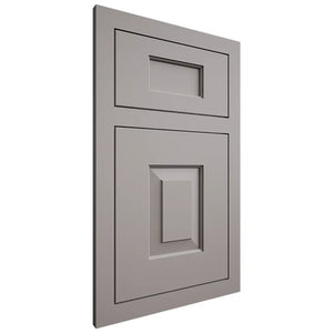 Shiloh Cabinetry Flush Inset Hamlin Paintable Dovetail Gray Door