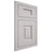 Shiloh Cabinetry Flush Inset Hamlin Paintable Light French Gray Door