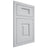 Shiloh Cabinetry Flush Inset Hamlin Paintable Niebla Azul Door