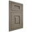 Shiloh Cabinetry Flush Inset Hamlin Poplar Plain Cut Sterling Door