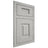 Shiloh Cabinetry Flush Inset Hamlin Poplar Plain Cut Stratus Door