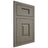Shiloh Cabinetry Flush Inset Hamlin Poplar Plain Cut Thyme Door