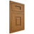 Shiloh Cabinetry Flush Inset Hamlin Red Oak Plain Cut Autumn Door