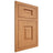 Shiloh Cabinetry Flush Inset Hamlin Red Oak Plain Cut Medium Door