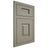 Shiloh Cabinetry Flush Inset Hamlin Red Oak Plain Cut Thyme Door
